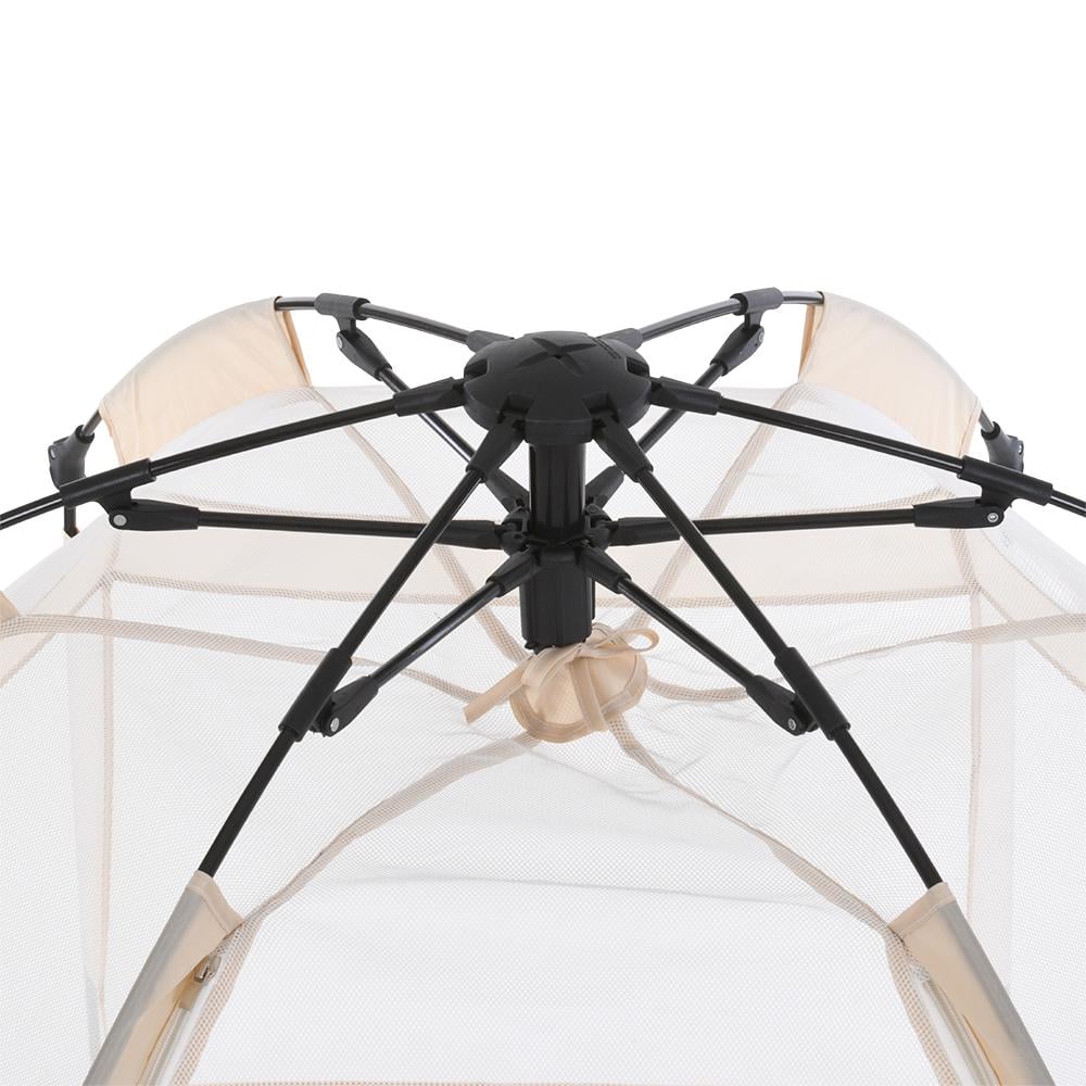 Палатка автоматическая MR 1512 с сетчатыми стенками и ковриком 146х127х110 см Бежевый - фото 9 Палатка автоматическая MR 1512 с сетчатыми стенками и ковриком 146х127х110 см Бежевый - фото 9