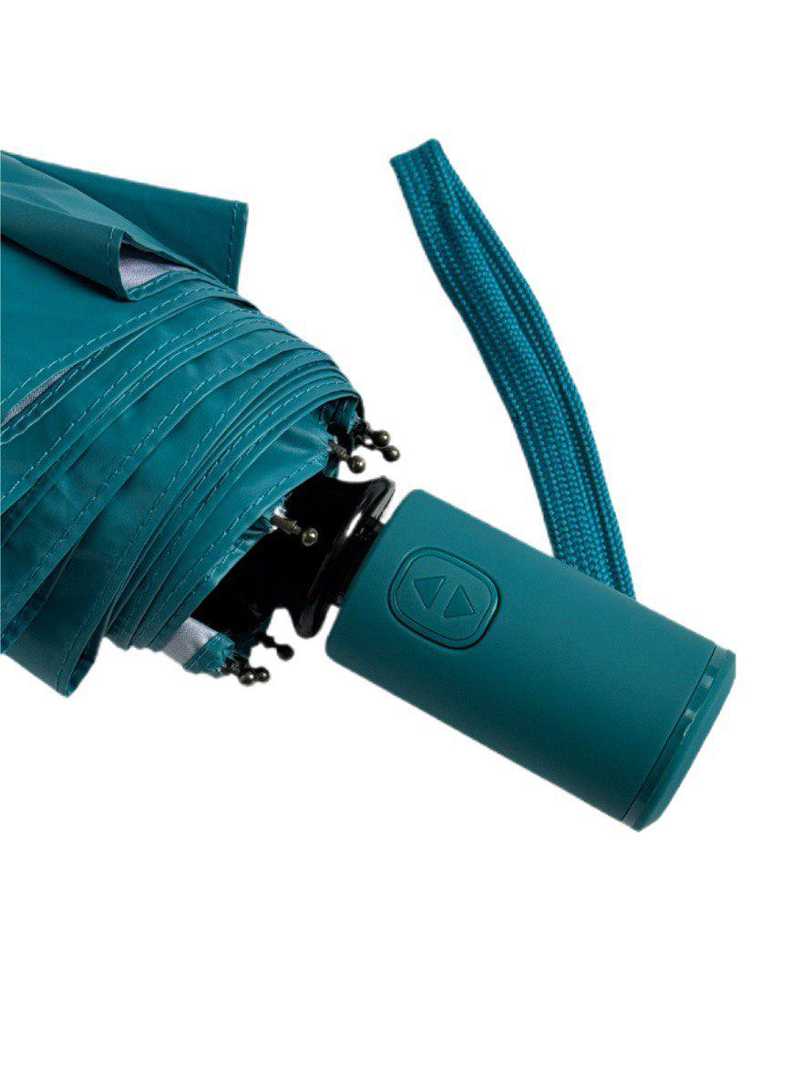 Парасолька автоматична жіноча Unique з квітами 9 спиць Бірюзовий (3009/3) - фото 3 Парасолька автоматична жіноча Unique з квітами 9 спиць Бірюзовий (3009/3) - фото 3