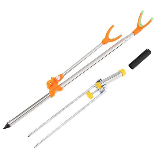 Подставка под удочку раздвижная телескопическая металл 2,1 м (1365)