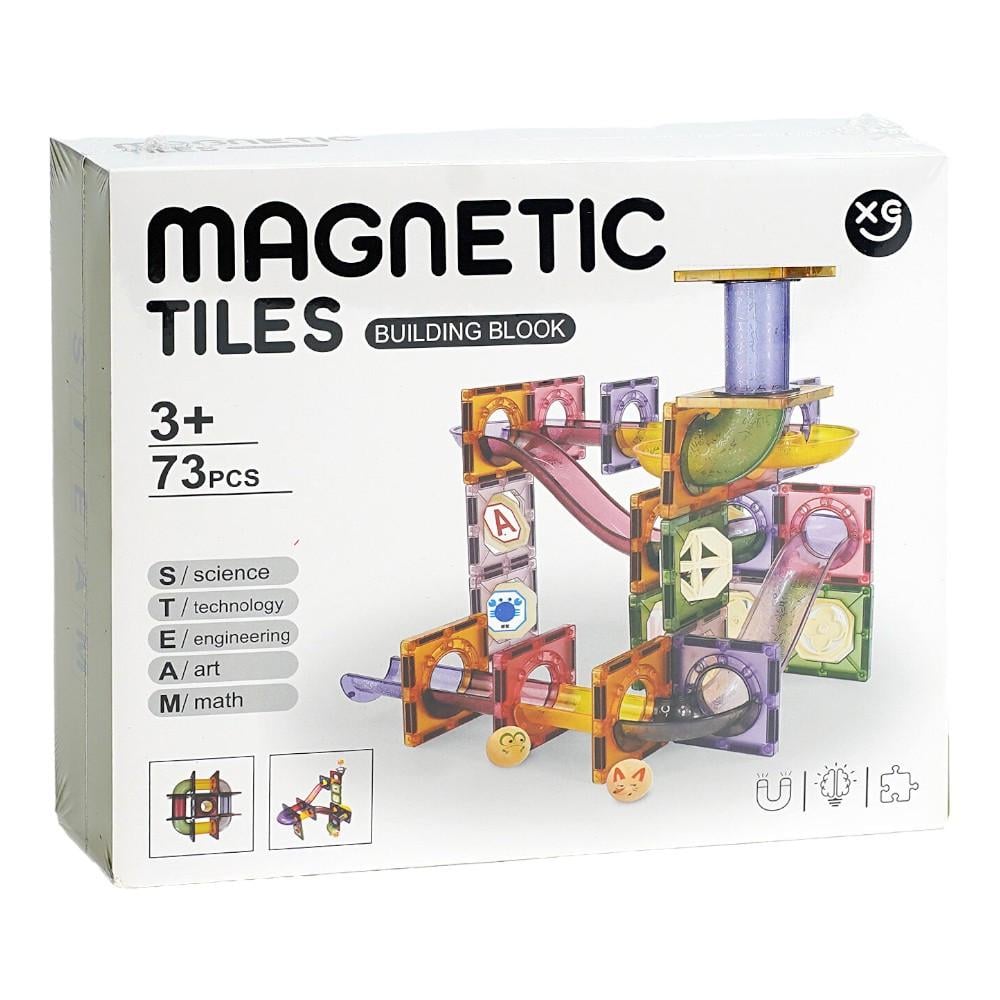 Конструктор магнитный XC-C 1 лабиринт/шарик в коробке 73 детали (2266043686)