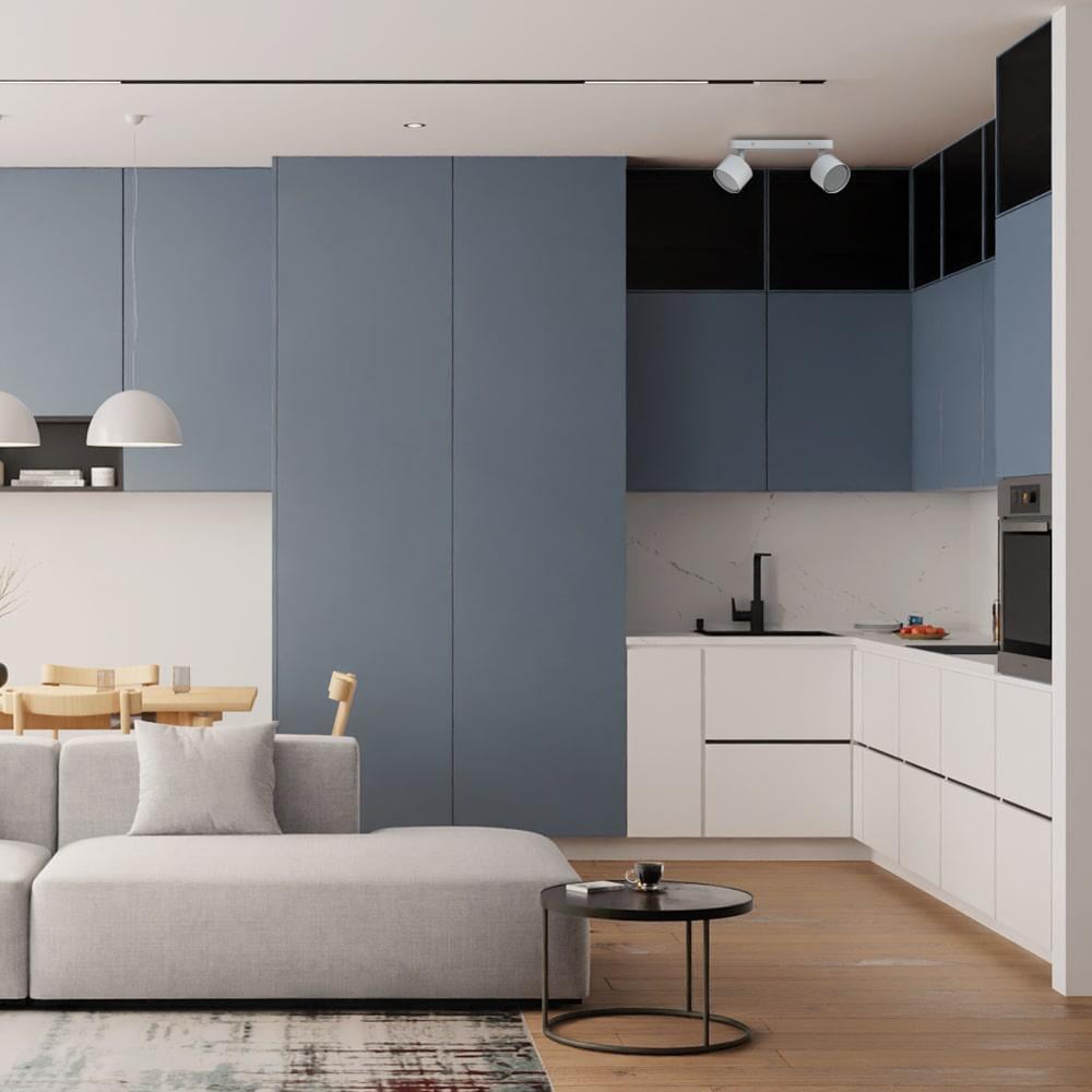 Светильник накладной поворотный LEDCOIN ML411-2 под лампу Белый - фото 5 Светильник накладной поворотный LEDCOIN ML411-2 под лампу Белый - фото 5