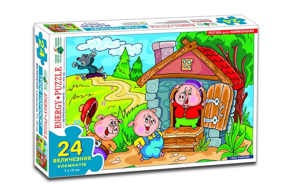 Гра-пазл Енергія+ Троє поросят 82098 24 елементи (RLT29248)