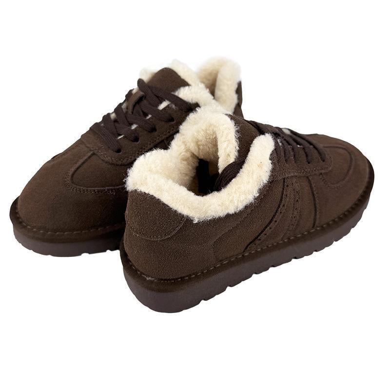 Кеди жіночі замшеві зимові 5073-24 p. 37 23,5 см Темно-коричневий - фото 3 Кеди жіночі замшеві зимові 5073-24 p. 37 23,5 см Темно-коричневий - фото 3