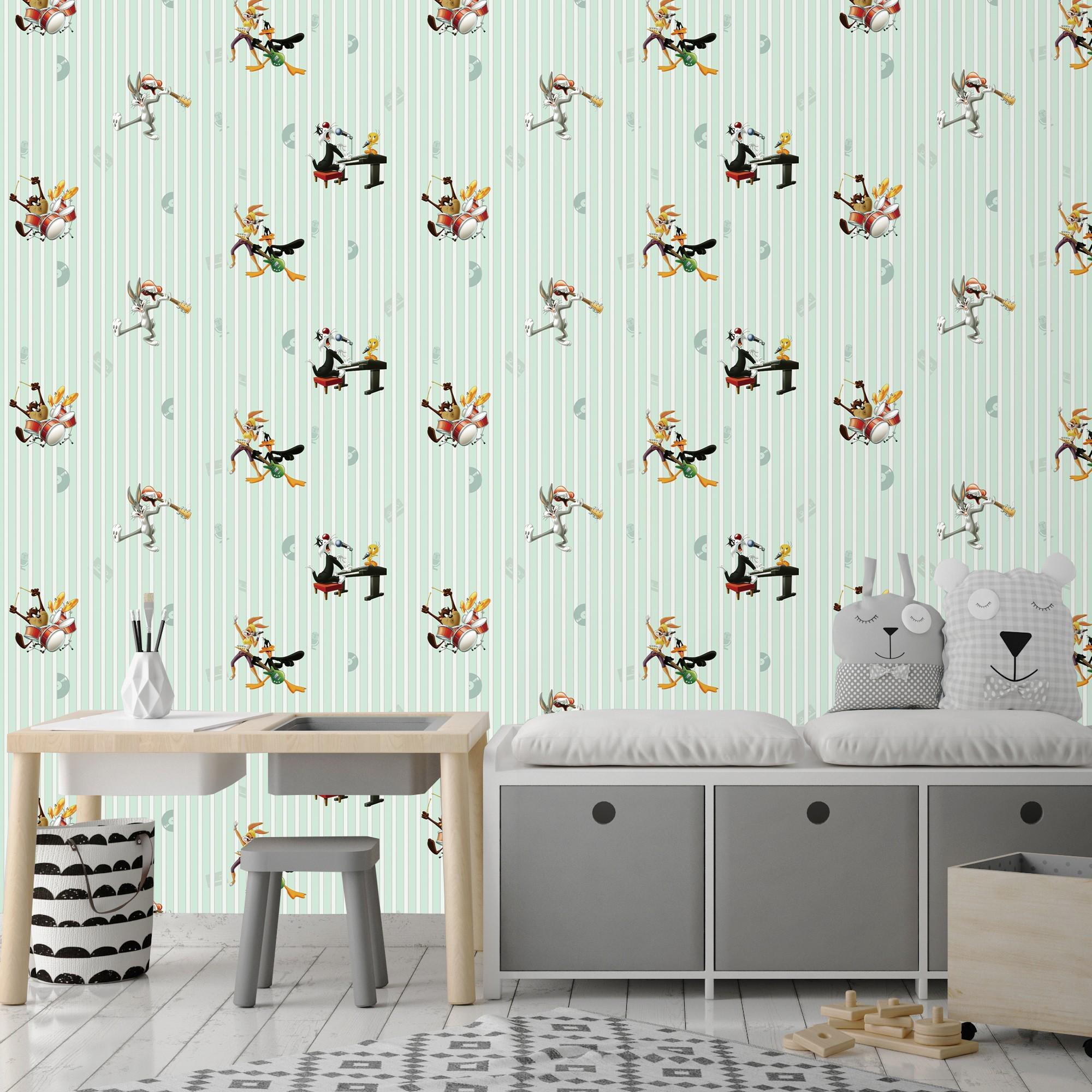 Шпалери вінілові AdaWall Ada Kids на флізеліновій основі Serie Looney Tunes (8936-2) - фото 2 Шпалери вінілові AdaWall Ada Kids на флізеліновій основі Serie Looney Tunes (8936-2) - фото 2