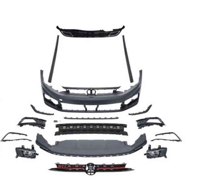 Комплект обвесов GTI GT Tuning для Volkswagen Polo 2017-гг. пластик под покраску