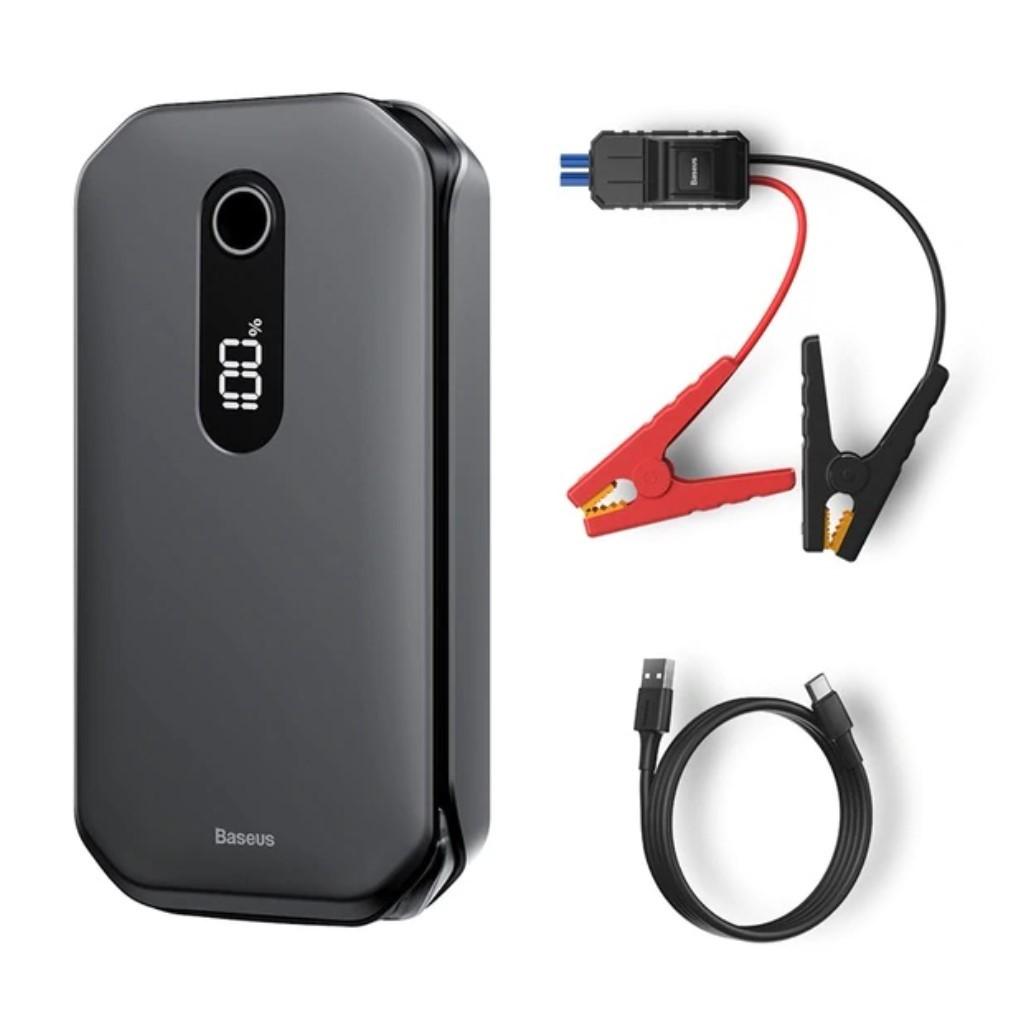 Пусковий пристрій Baseus Super Energy Car Jump Starter PRO 1000А 12000 mAh Чорний - фото 1