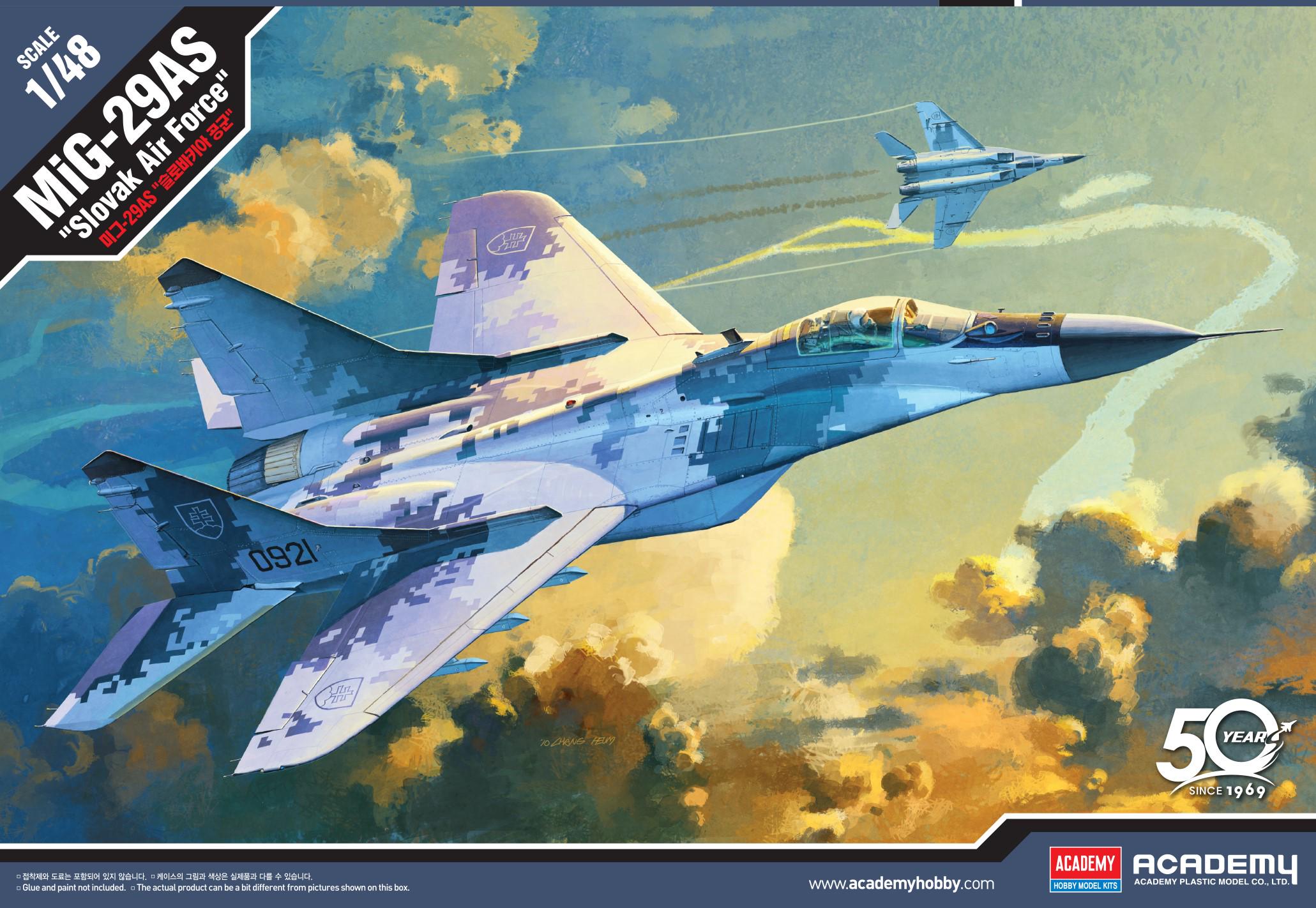 Сборная модель Academy MiG-29AS Slovak Air Force 1:48 (12227)