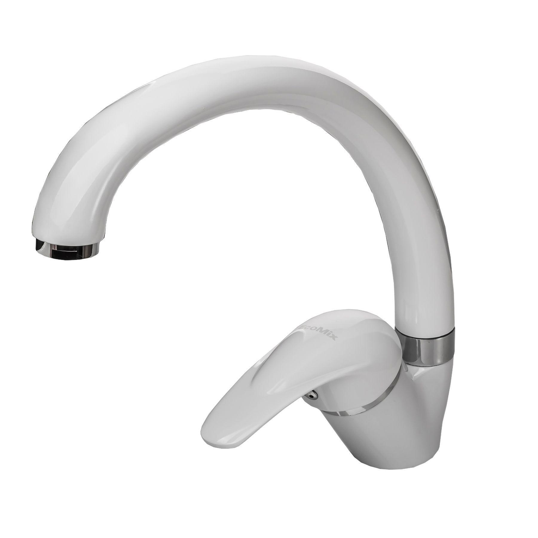 Смеситель для кухни EcoMix Energo GEZ-White-203S (000012256)