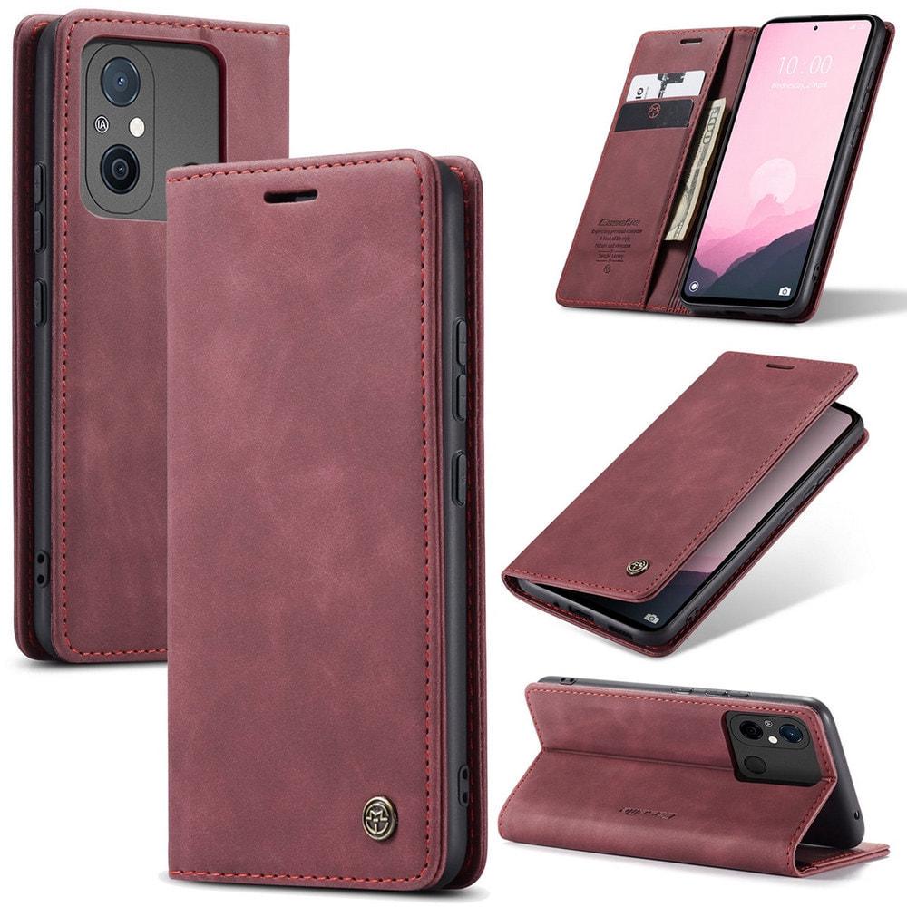 Чехол книжка с магнитом Xiaomi Redmi 12C CaseMe Wine (32842-42)
