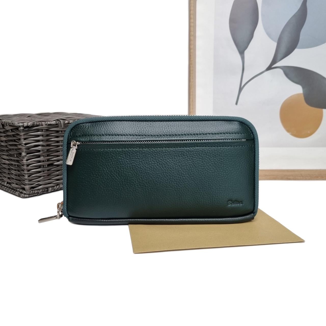 Гаманець жіночий Balisa натуральна шкіра Зелений (T-676 green)