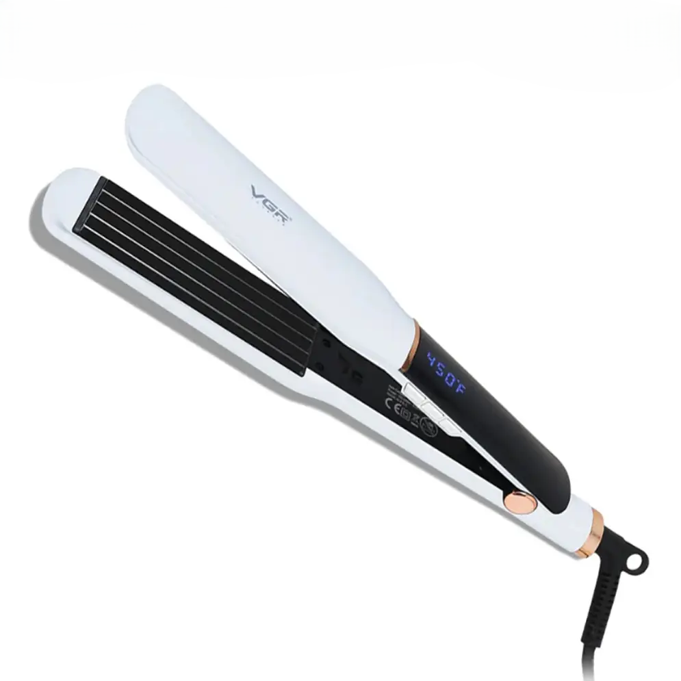 Утюжок-стайлер VGR V-519C 70W 232°C з дисплеєм White (9097)