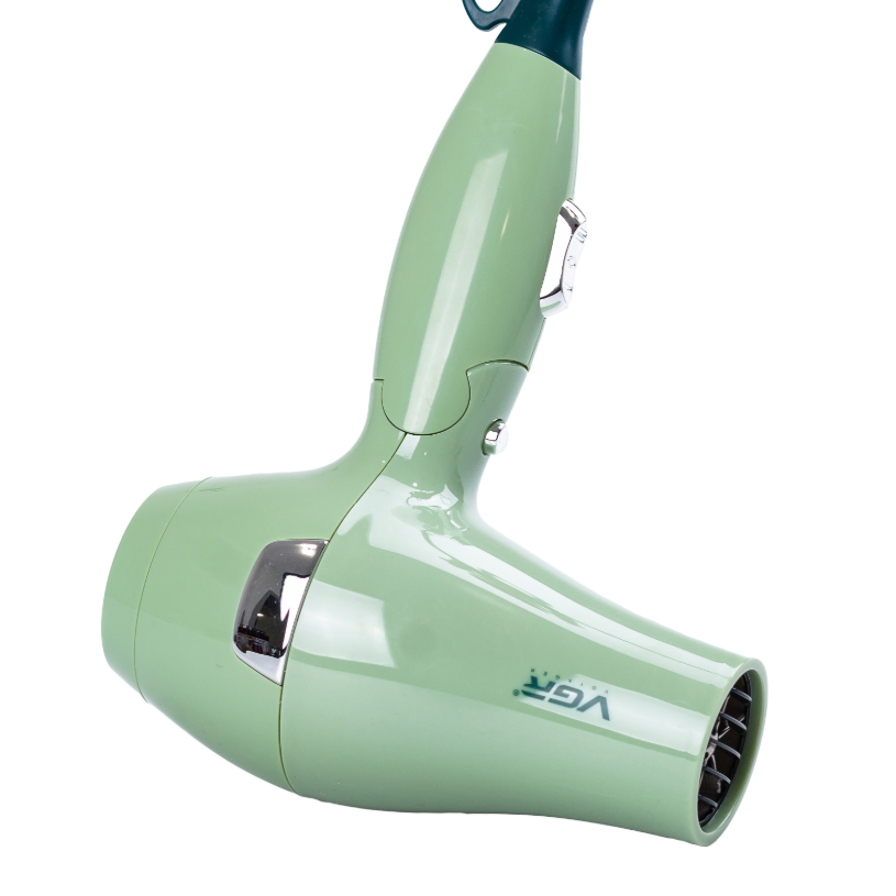 Фен для волосся дорожній VGR V-432 з концентратором Зелений (29871266) - фото 2