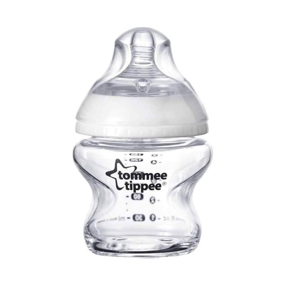 Пляшечка скляна Tommee Tippee з силіконовою соскою 150 мл (TT0030)