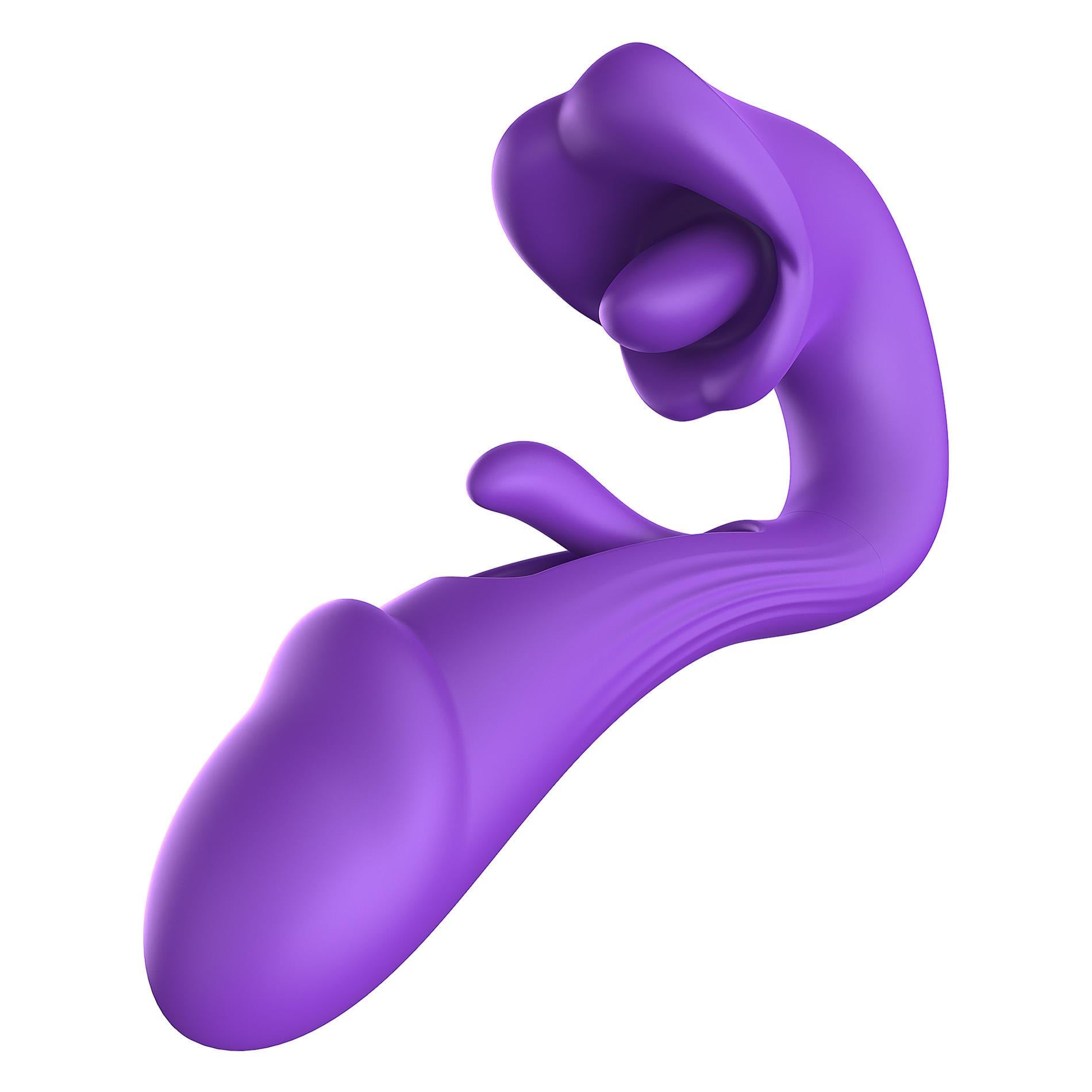 Вібратор Tongue Flap Dual Vibe Фіолетовий Вібратор Tongue Flap Dual Vibe Фіолетовий