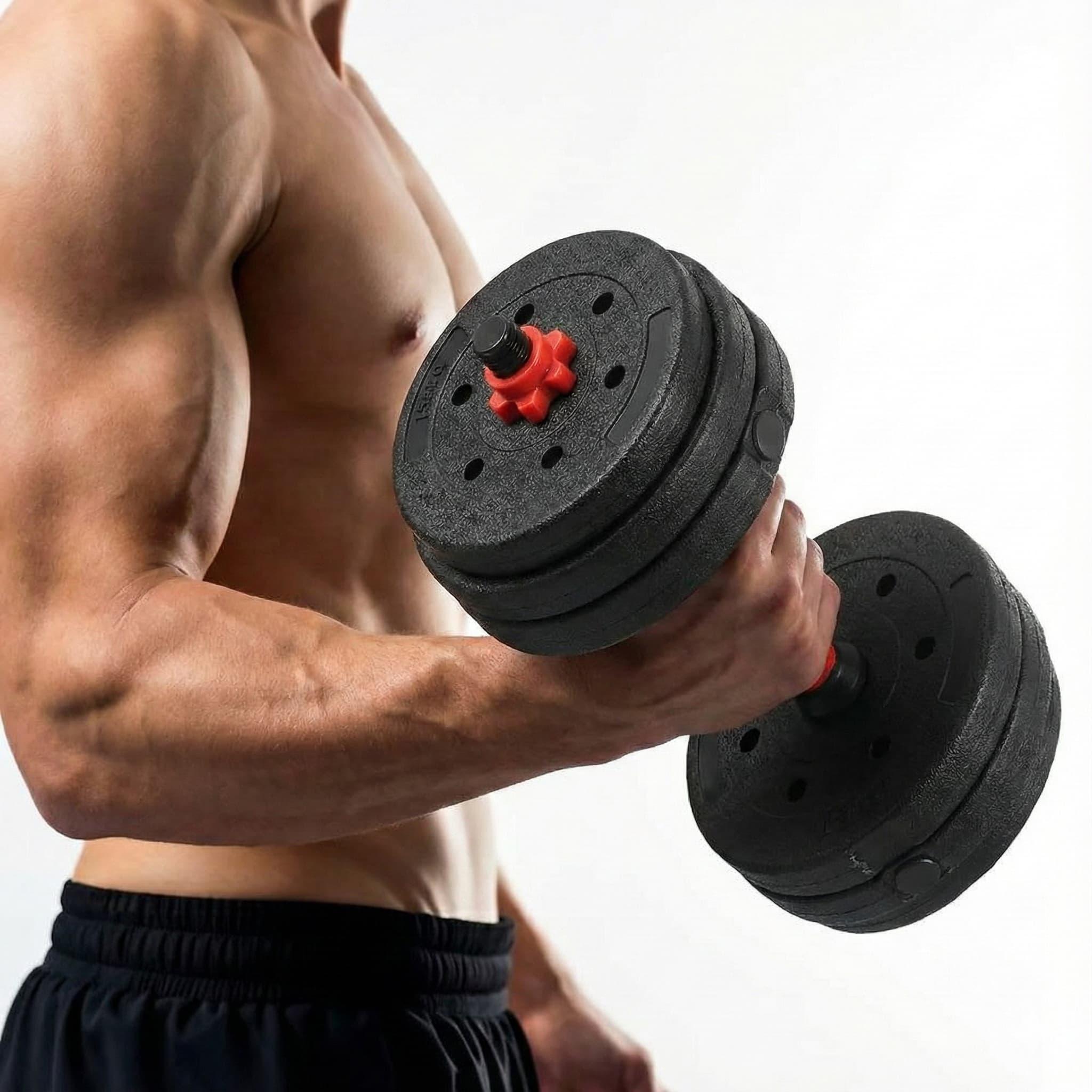 Гантели KingSport битумные регулируемые 2х10 кг (116216204) - фото 2