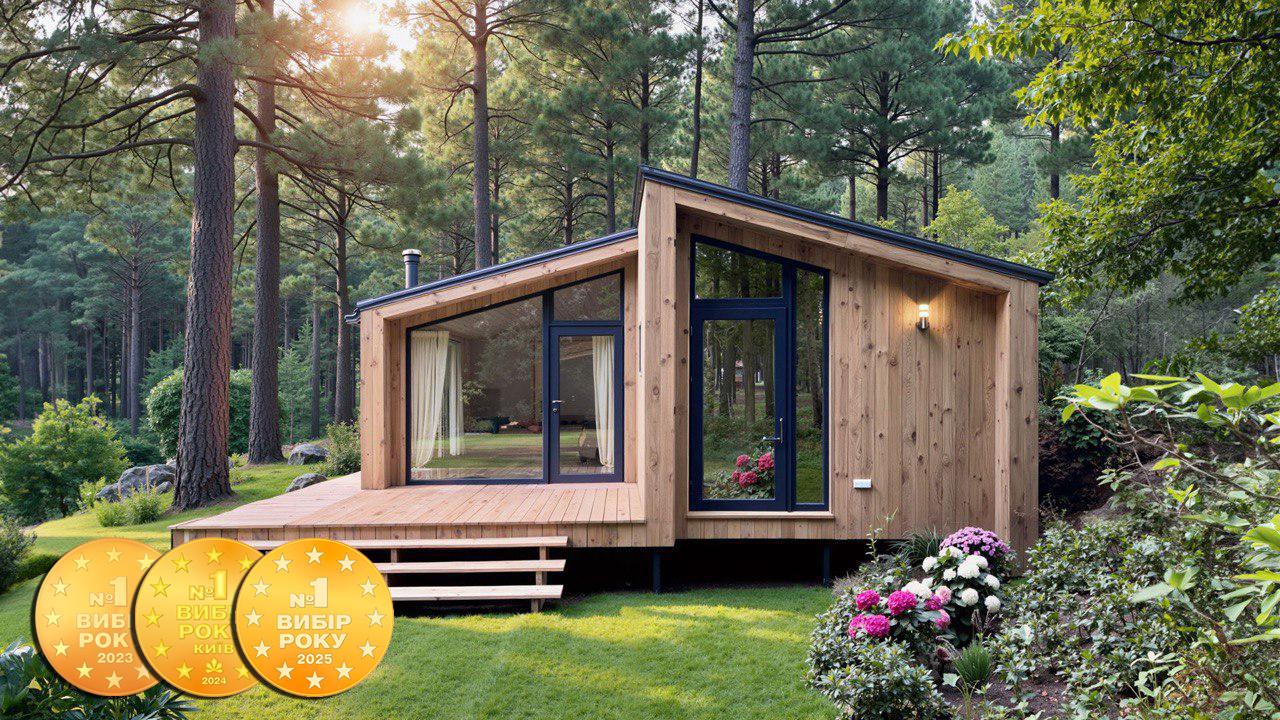 Дом модульный SCANDI Mobility Double дерево 43,41 кв.м