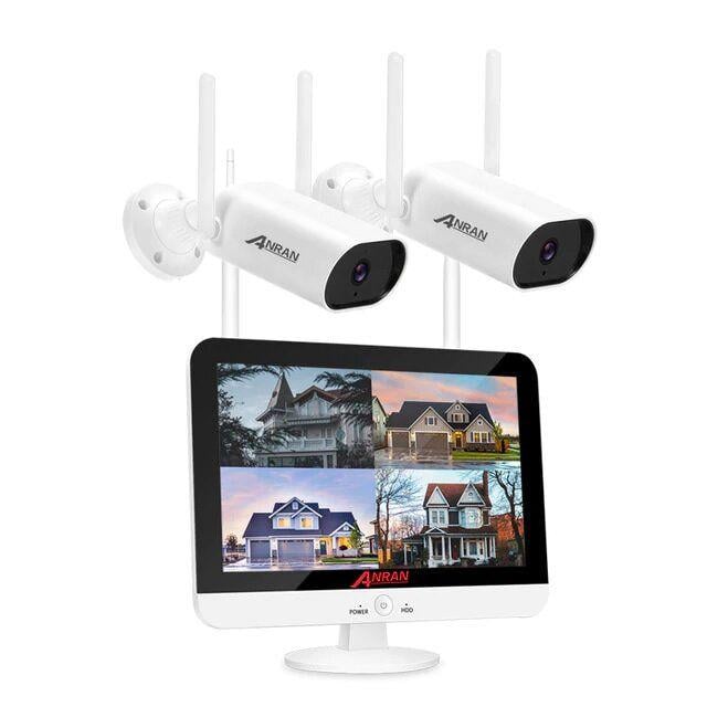 Комплект видеонаблюдения Anran AR-2W беспроводной wifi на 2 камеры (100674)