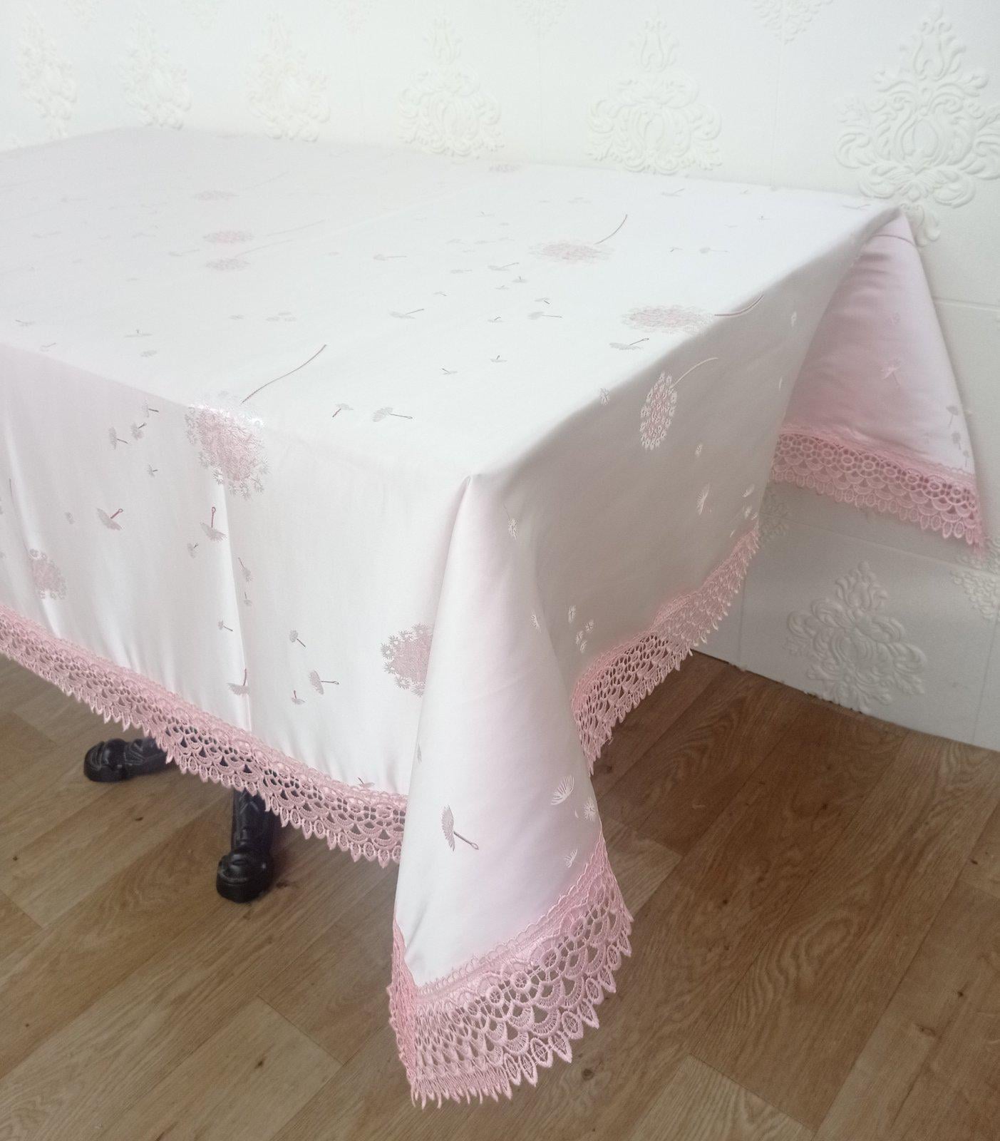 Скатерть Home Plus 150x220 см D-18 Pink (CN21986)