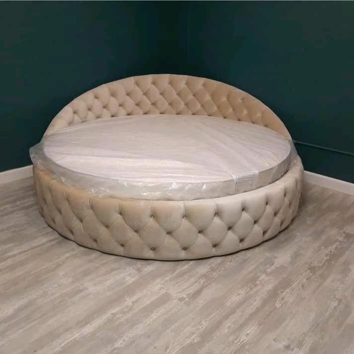 Ліжко кругле Aris Victory 2350 мм Бежевий (11292535)