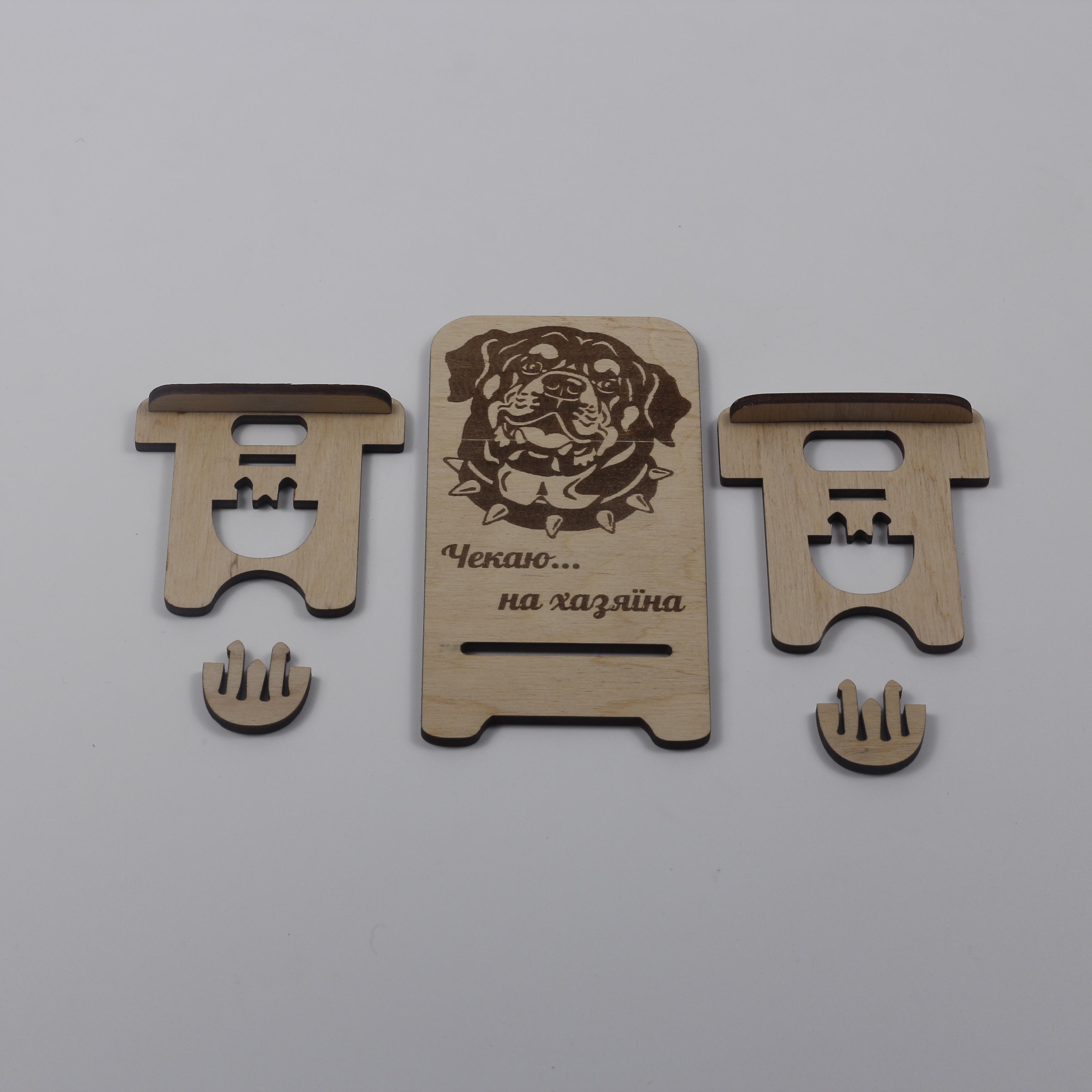 Підставка-тримач для телефону з дерева 48 (03020051) - фото 7 Підставка-тримач для телефону з дерева 48 (03020051) - фото 7