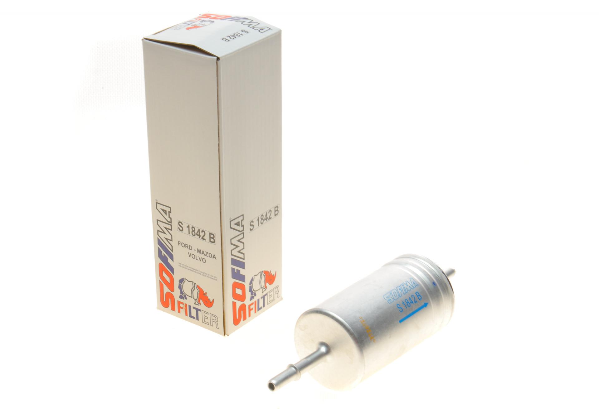 Фільтр паливний SOFIMA для Ford Focus/C-Max/Volvo C30/C70/S40 1,6-2,4 04- (S 1842 B)
