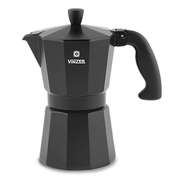 Кофеварка гейзерная Vinzer Moka Nero 165 мл (89394)