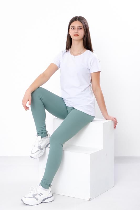 Лосини дитячі Носи Своє для дівчинки 146 см Зелений (6000-133/25554823)