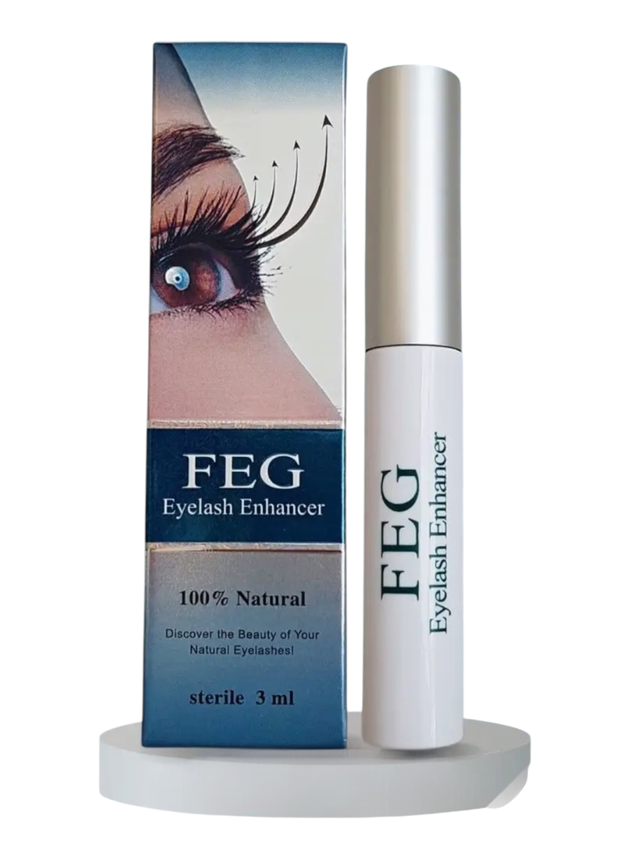 Сыворотка для роста ресниц бровей Feg Eyelash Enhancer для активации увеличения объема 3 мл