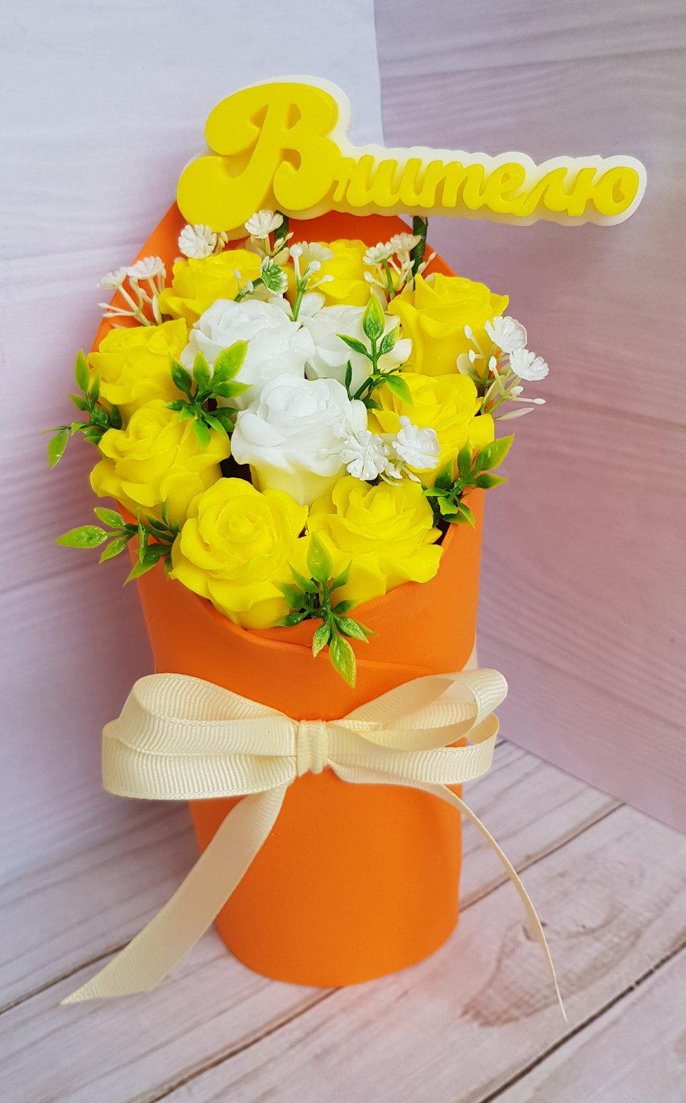 Мыло сувенирное Букет мини-роз Учителя (AS00072)