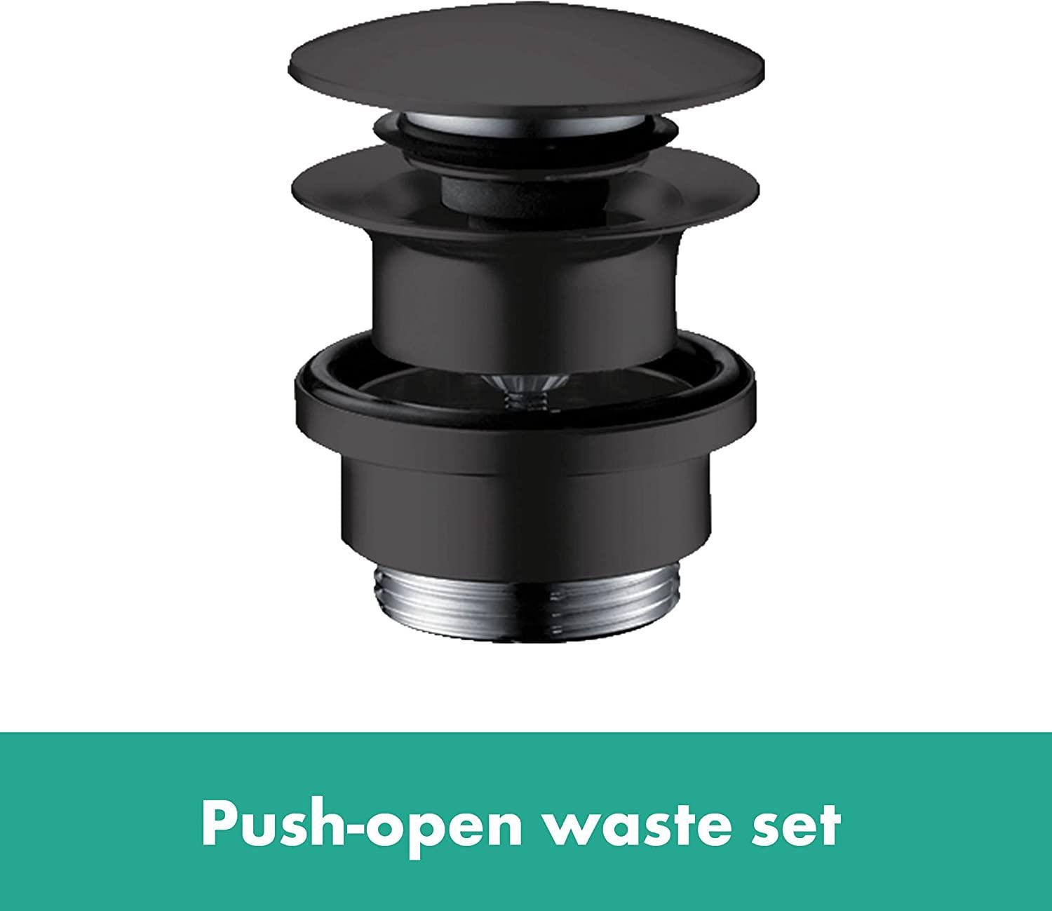 Смеситель для умывальника Hansgrohe Finoris 76060670 однорычажный Черный (142937) - фото 7