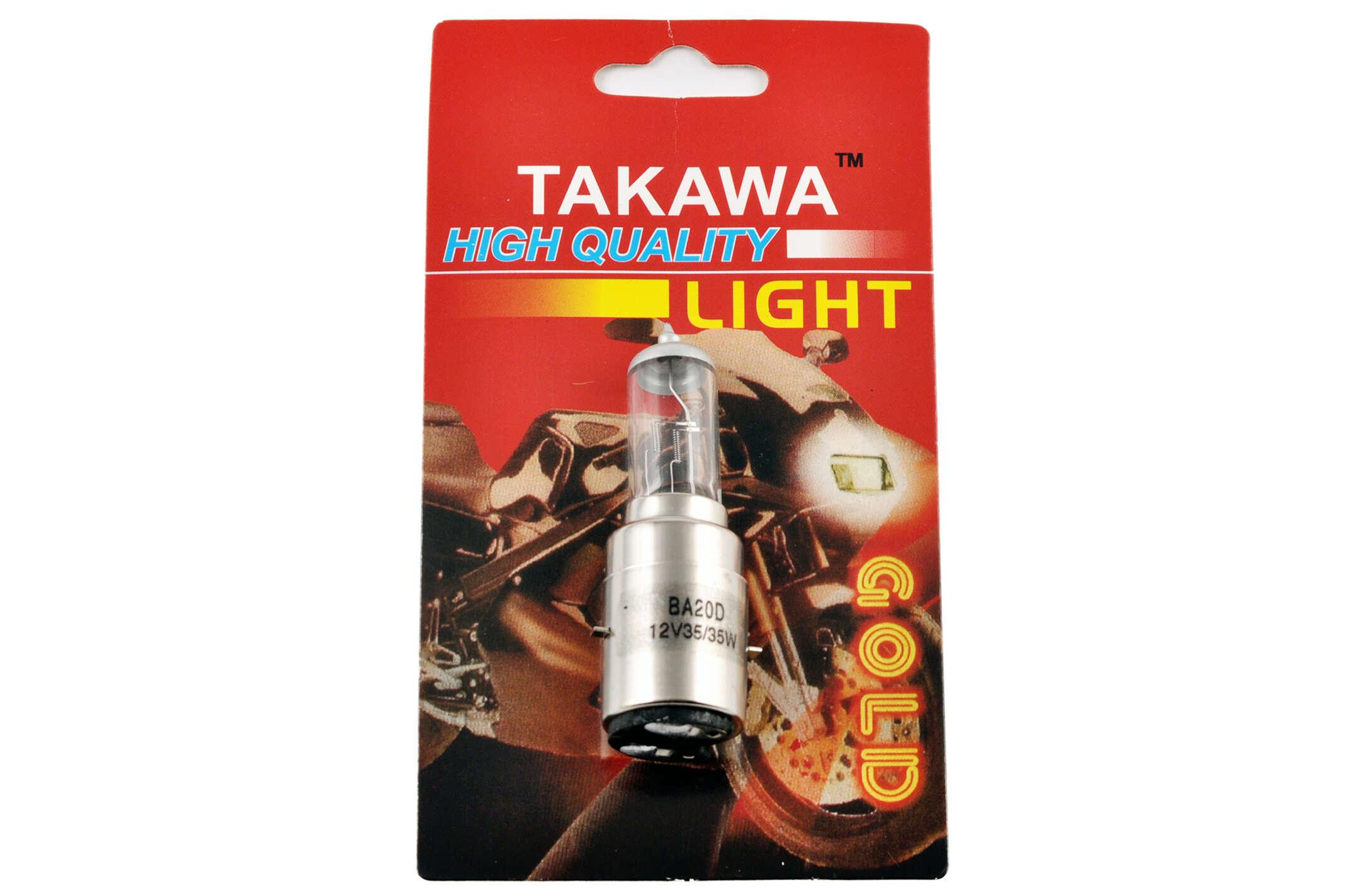 Лампа TAKAWA BA20D 2PIN 12V 35W/35W Белый (B-193)