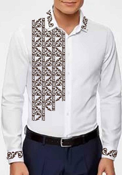 Заготовка для вышивки нитями или бисером рубашка СЧД-390 домотканое полотно Заготовка для вышивки нитями или бисером рубашка СЧД-390 домотканое полотно