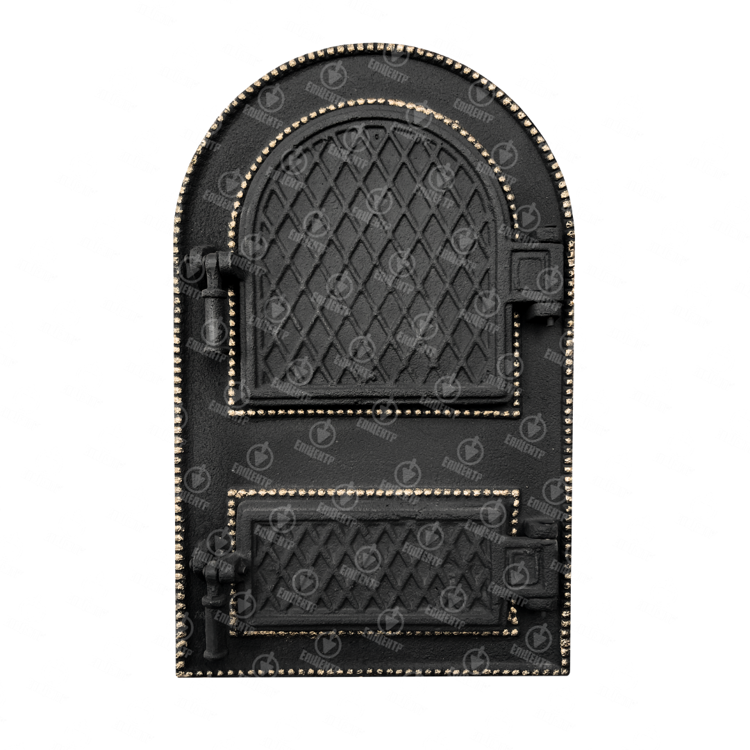 Дверцы для печи Grand чугунные спаренные 340x535 мм (1530)