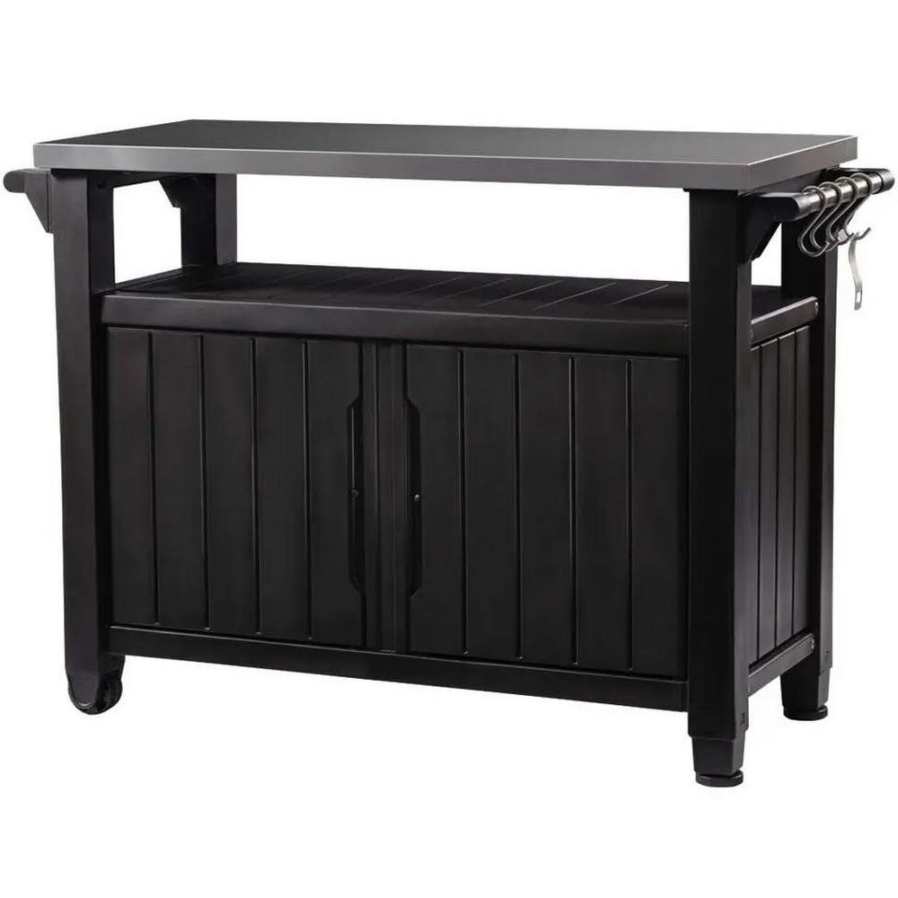 Стіл садовий Keter Unity Xl 207 л Графітовий (230419)