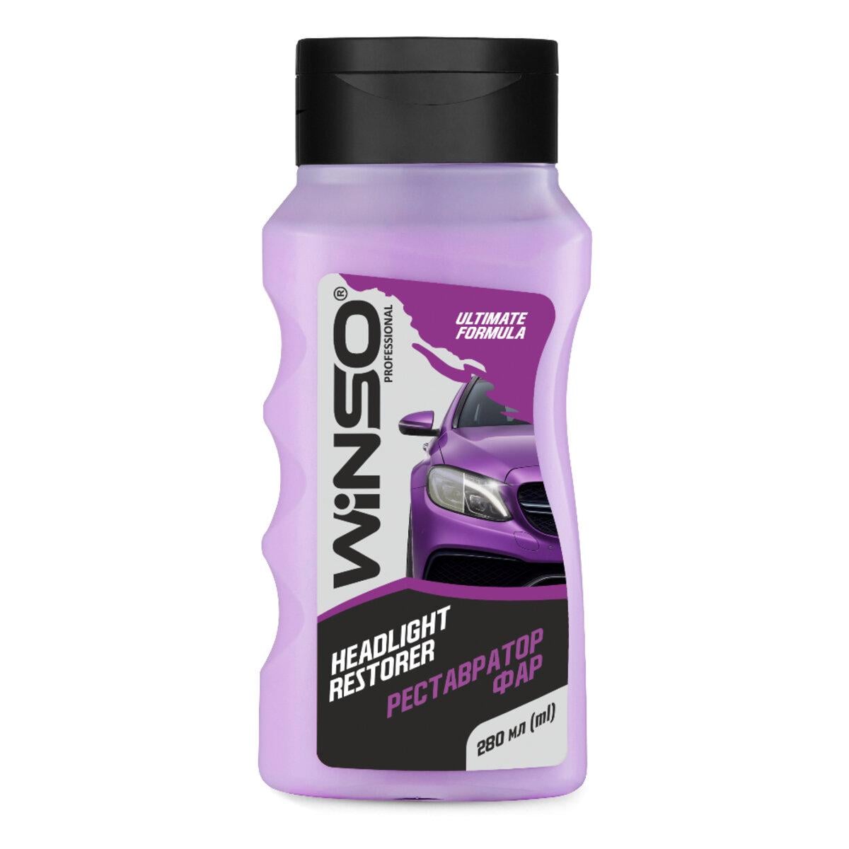 Полироль реставратор фар WINSO Headlight Restorer 280 мл (10836)