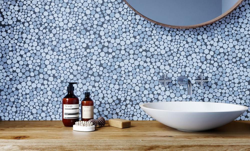 Мозаїка з керамограніту Kotto Ceramica MI7 14300719C Lapislazzuli 300x300x10 мм круг d 14-30 мм (002845) - фото 2 Мозаїка з керамограніту Kotto Ceramica MI7 14300719C Lapislazzuli 300x300x10 мм круг d 14-30 мм (002845) - фото 2