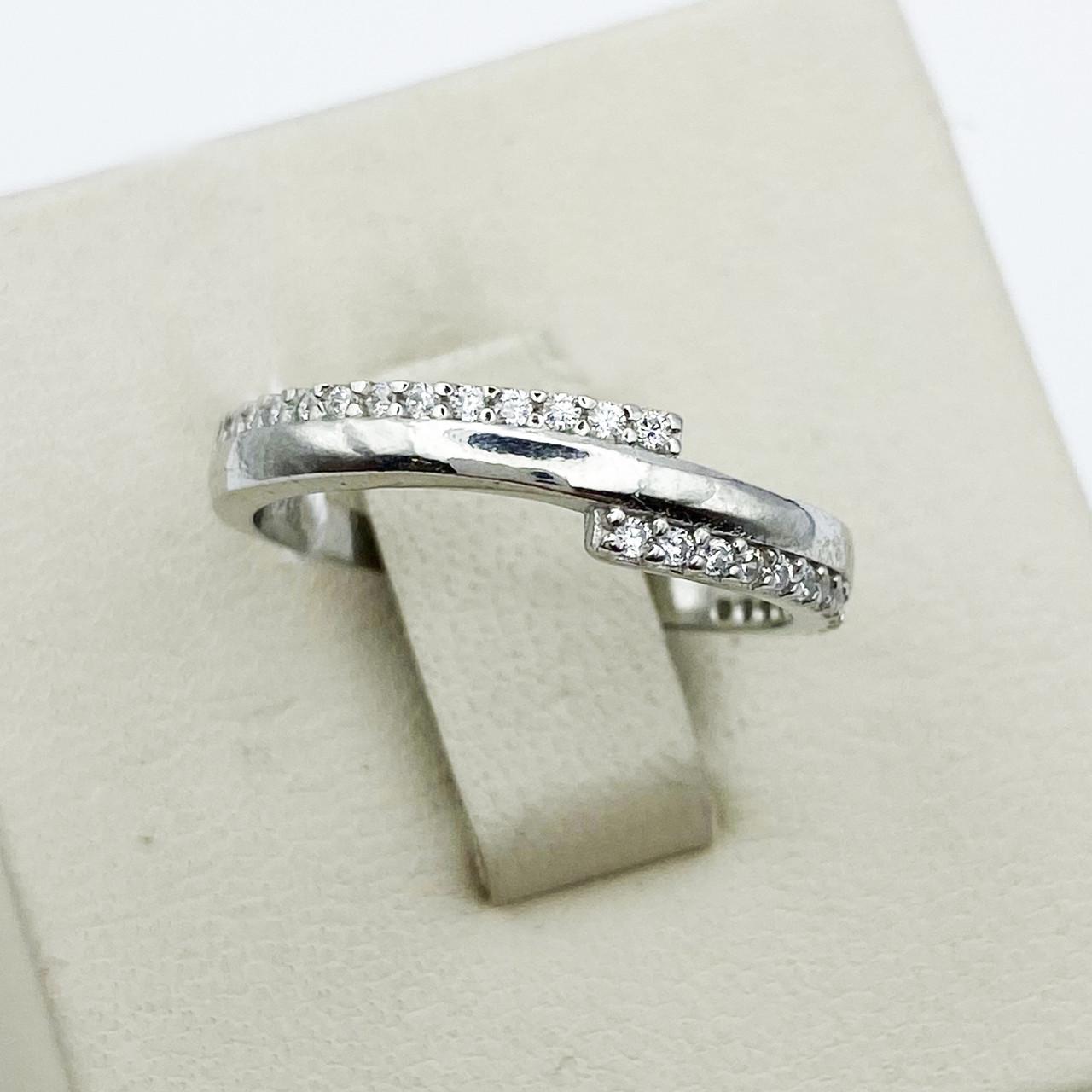 Кольцо серебряное Дорожка с кубическим цирконием р. 17 1,99 г (1906597774)