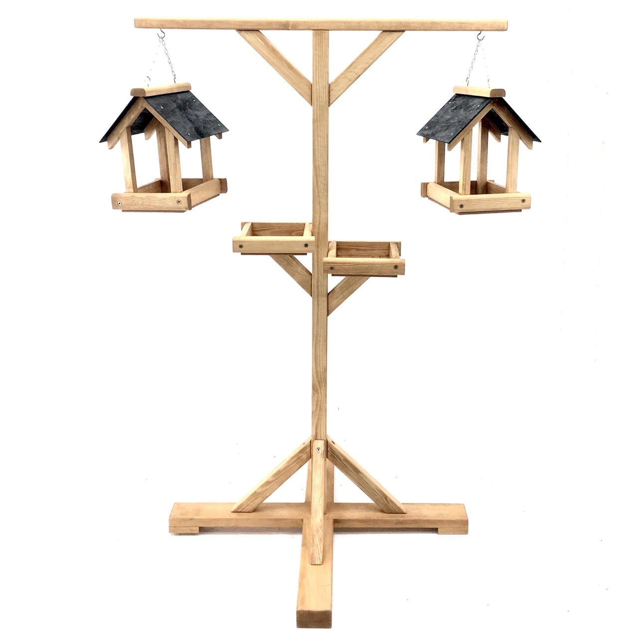 Кормушка на стойке из дерева Пиви Бланже/Венге (КСС-00030112)