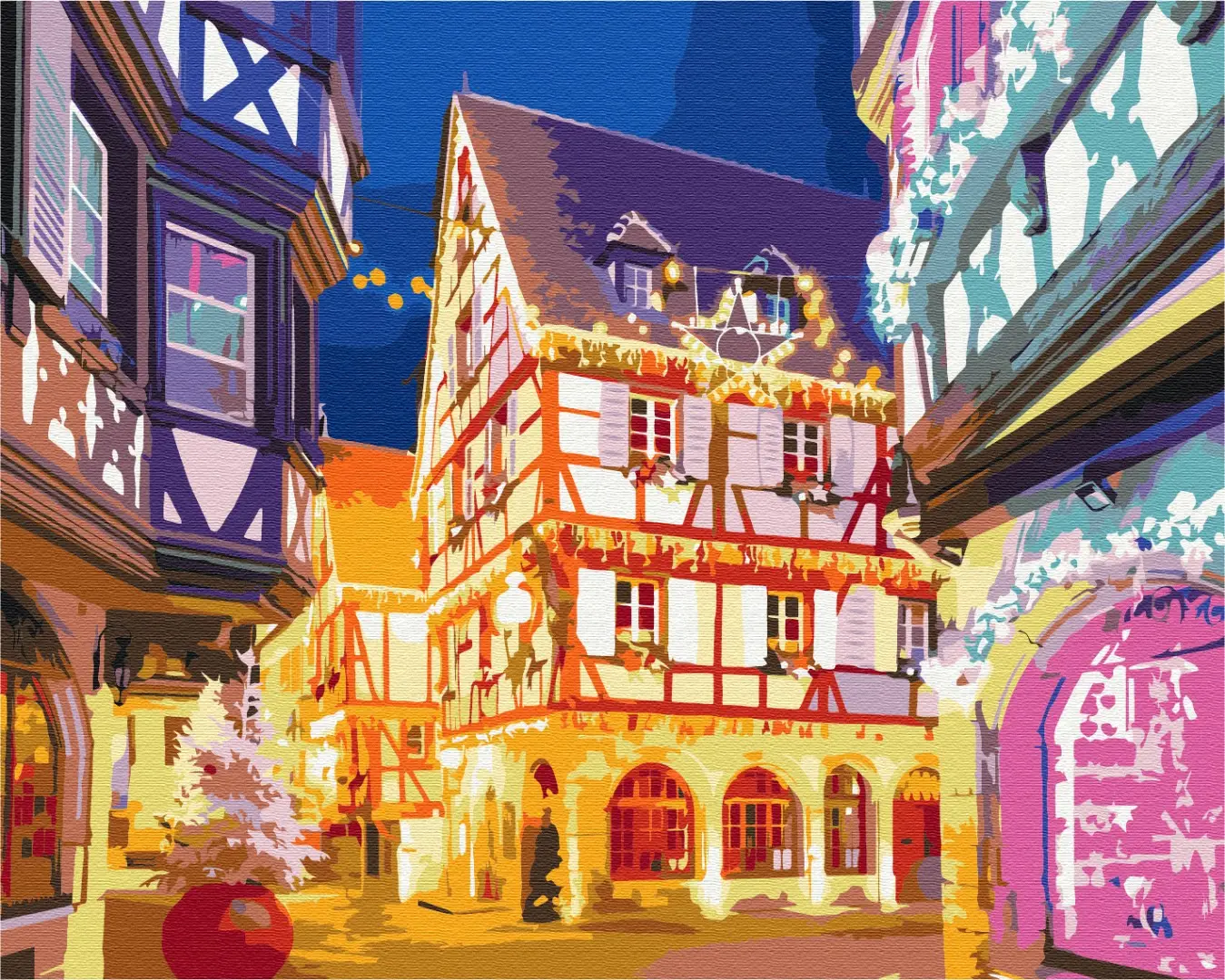 Картина по номерам Brushme Рождественские огоньки 40x50 см (BSM-B52772)