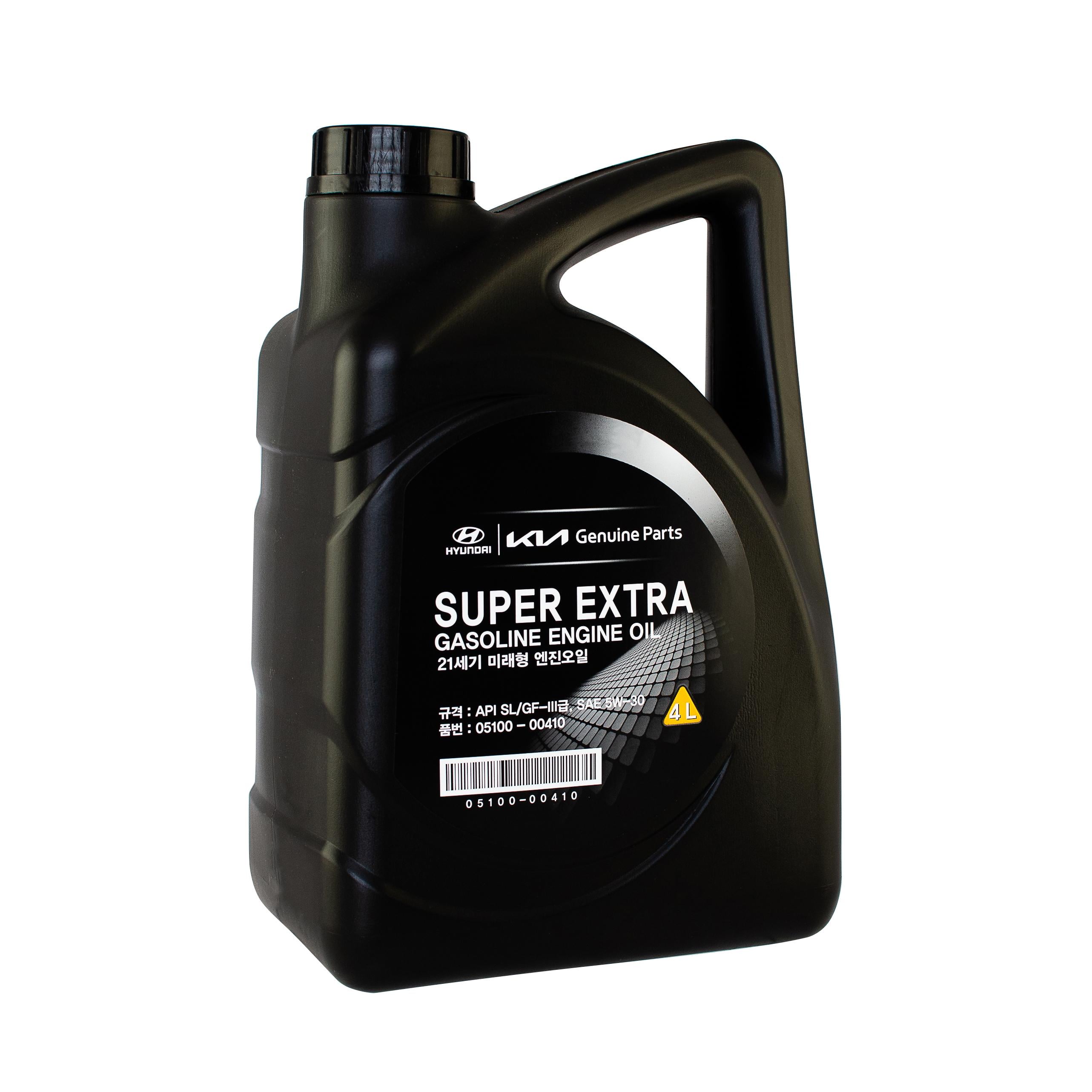 Моторное масло MOBIS Hyundai/KIA Super Extra Gasoline 5W-30 4 л