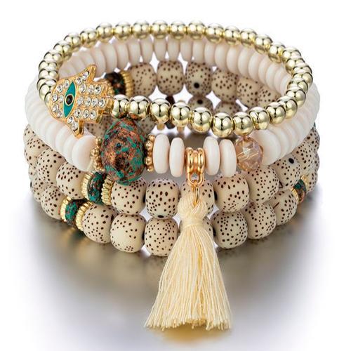 Браслети-оберіг на руку Eye Protection 4в1 подарункова уп. (3770-2)