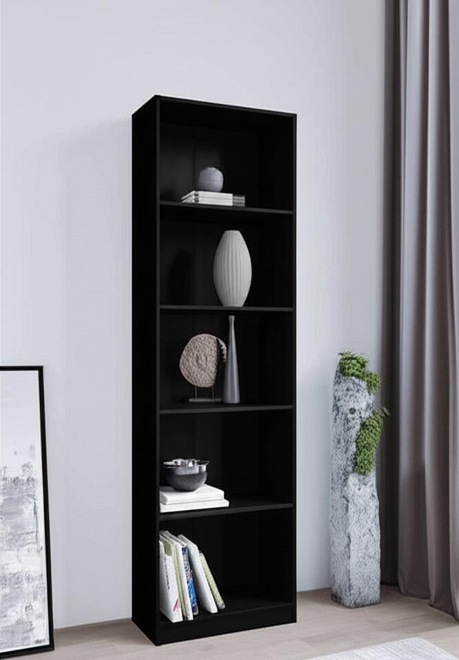 Стелаж підлоговий MEBLIBUD MODERN 200х60х30 см Антрацит - фото 3 Стелаж підлоговий MEBLIBUD MODERN 200х60х30 см Антрацит - фото 3