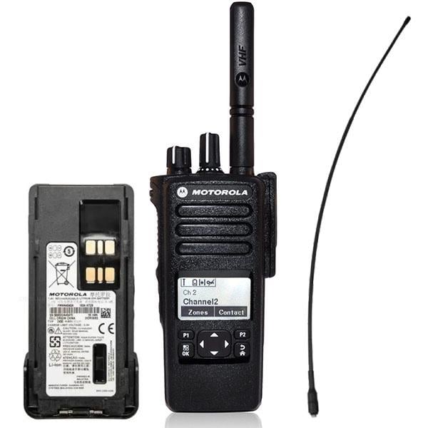 Комплект радиостанция цифровая Motorola DP4600e VHF AES-256 шифрование с дополнительным аккумулятором 47 см Комплект радиостанция цифровая Motorola DP4600e VHF AES-256 шифрование с дополнительным аккумулятором 47 см