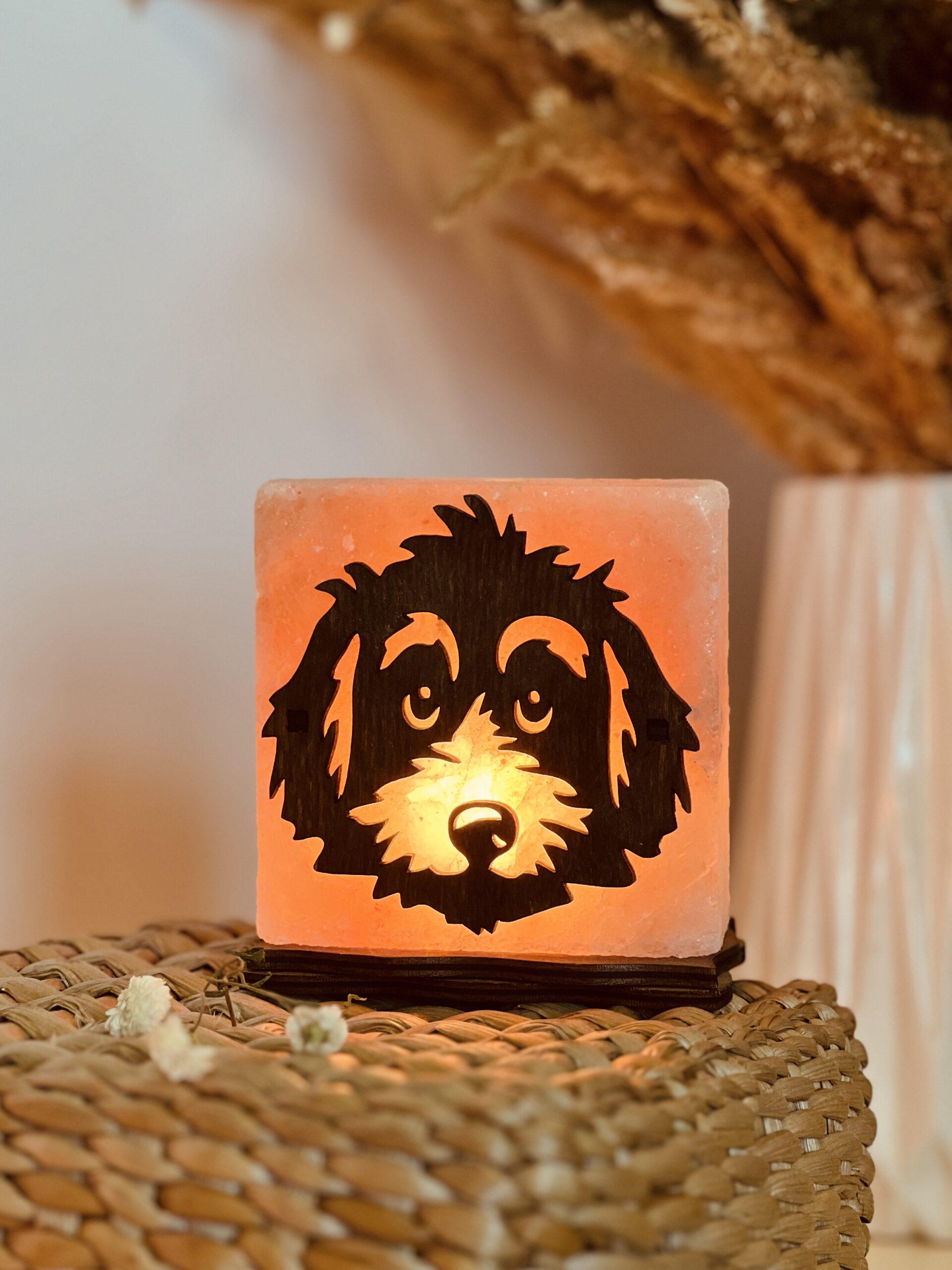 Соляная лампа декоративная Himalayan Песик 1 кг (29902987)