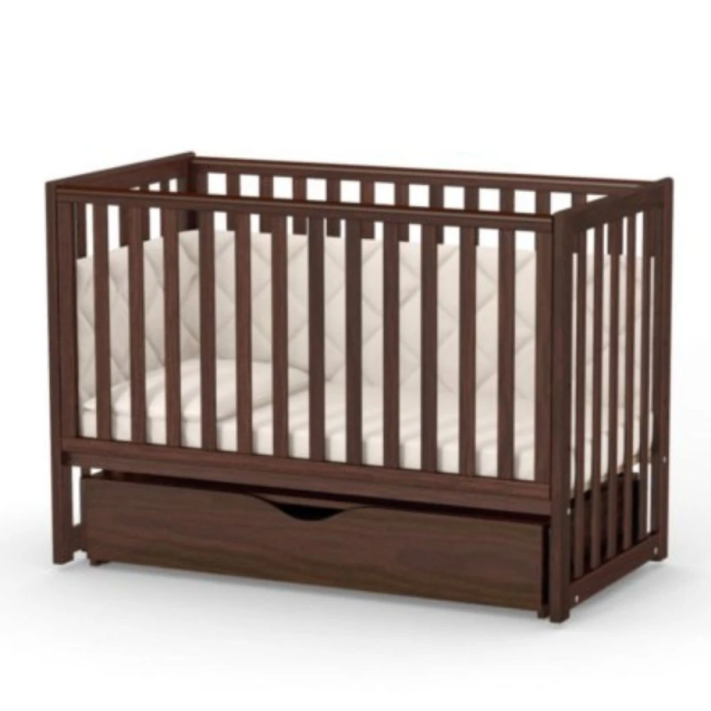 Дитяче ліжечко Veres ЛД 13 120x60 см Горіх - фото 2 Дитяче ліжечко Veres ЛД 13 120x60 см Горіх - фото 2