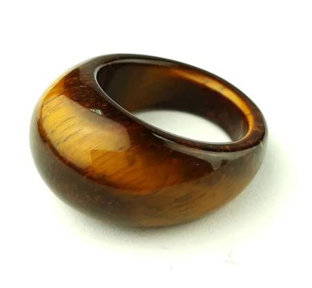 Перстень DARSANA из натурального камня тигровый глаз (DRSU105001)