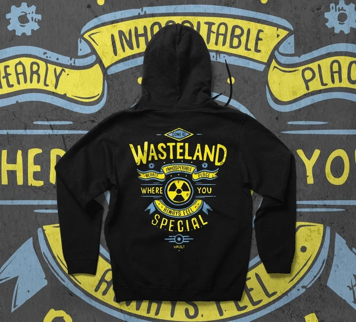Худи для подростка мальчика с принтом Fallout Wasteland 160 см (Anime11080)