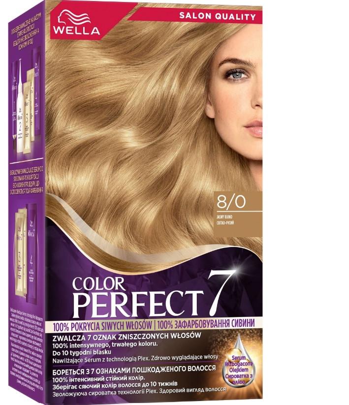 Крем-фарба для волосся WELLA Color Perfect 8/0 Світло-русий (4064666598376) - фото 1