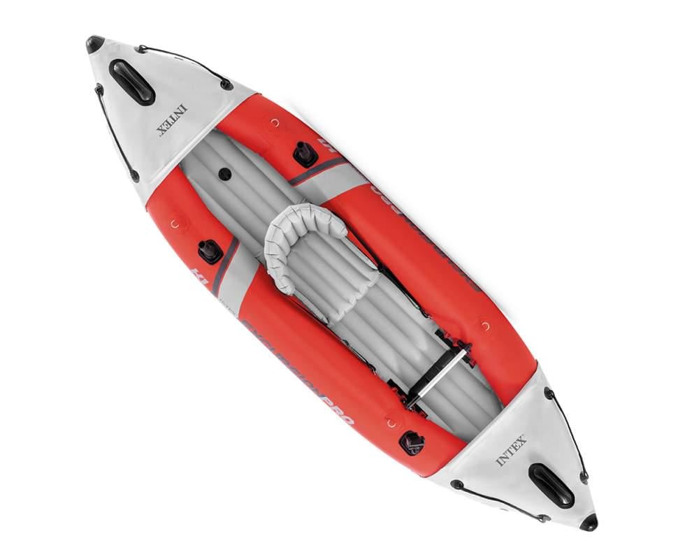 Надувний байдарка човен Intex Explorer 68303 NP 305х91х46 см Red (11050955)