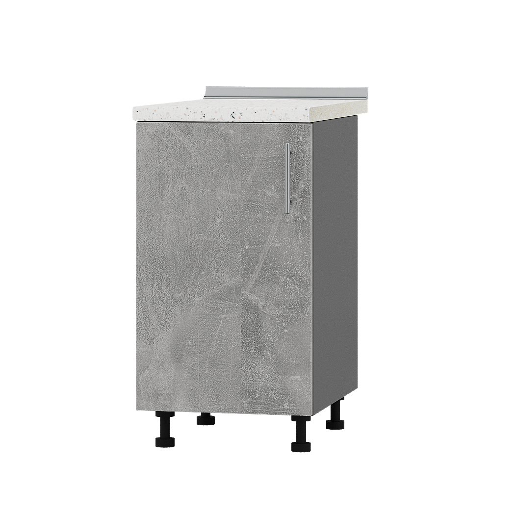 Шкаф нижний Эверест Оптима модуль Низ Н83-450 45х47х85 см Бетон/Антрацит (06418)